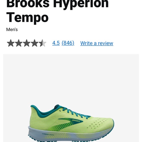 Brooks Hyperion Tempo Men's Sneakers - Picture 3 of 7